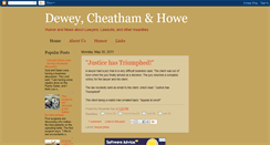Desktop Screenshot of deweycheatham-howe.com