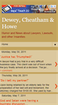 Mobile Screenshot of deweycheatham-howe.com