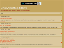Tablet Screenshot of deweycheatham-howe.com